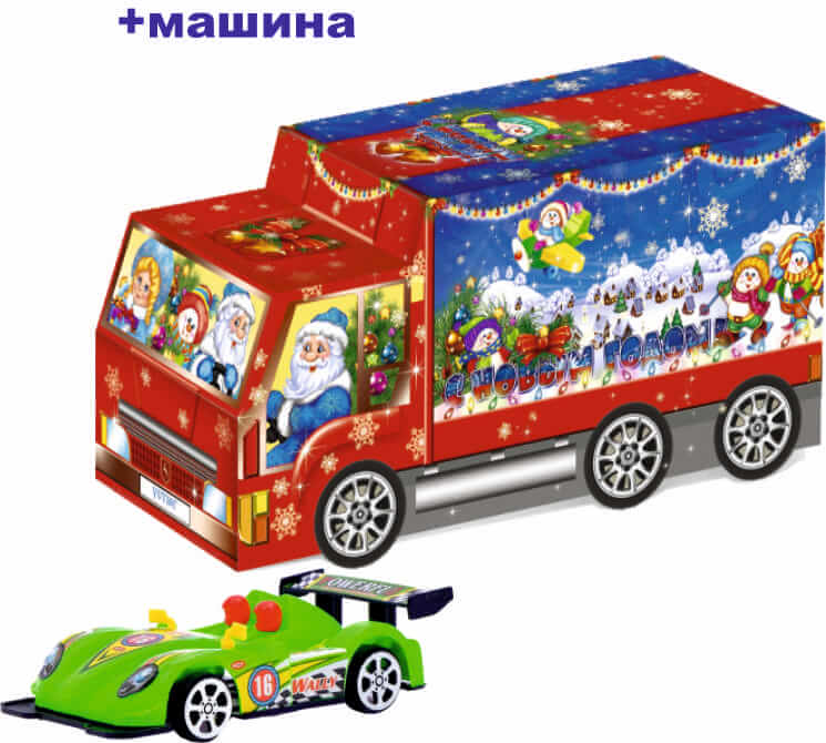 39 Сладкий подарок на Новый год для мальчика "ГPУЗОВИК" 39 Сладкий подарок на Новый год для мальчика "ГPУЗОВИК"